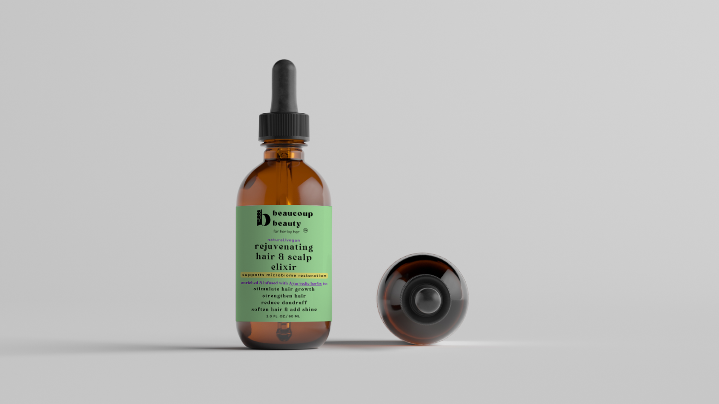 Beaucoup Beauty's Rejuvenating Hair & Scalp Elixir