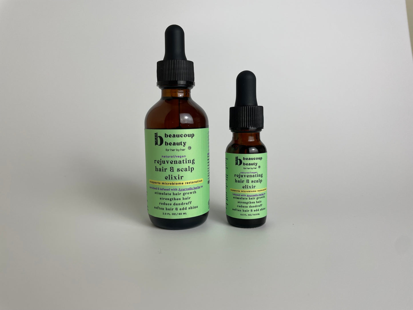 Beaucoup Beauty's Rejuvenating Hair & Scalp Elixir (Mini)
